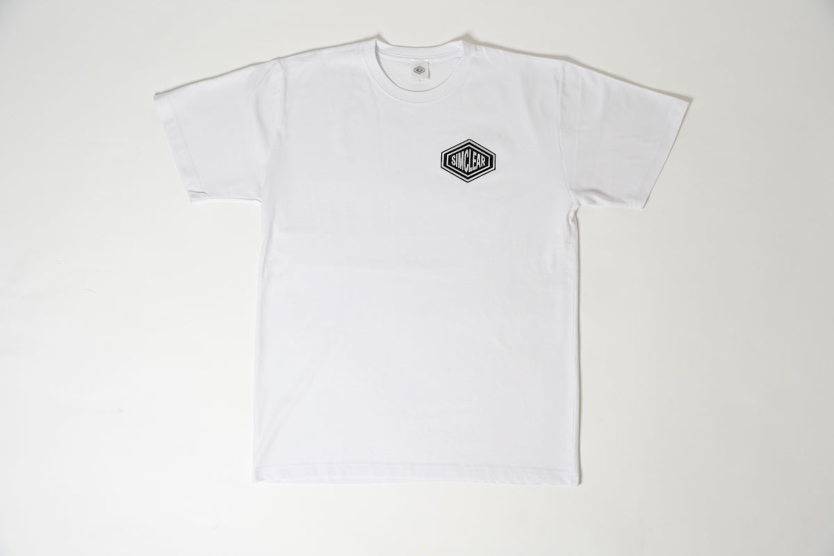 SIMCLEAR 刺繍 RePET50% 半袖Tシャツ