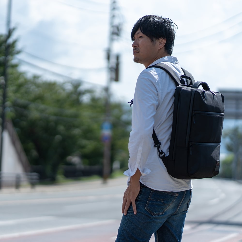 TSB12|TSUNAGU BAG SQUARE ツナグバッグスクエア - 2WAY ビジカジリュック