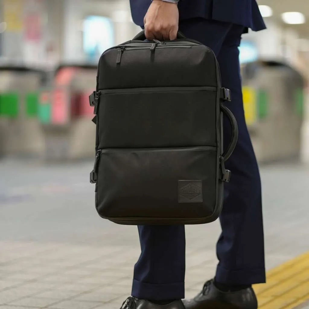 TSB13|TSUNAGU BAG SQUARE Expandable 拡張式のビジネススクエアリュック