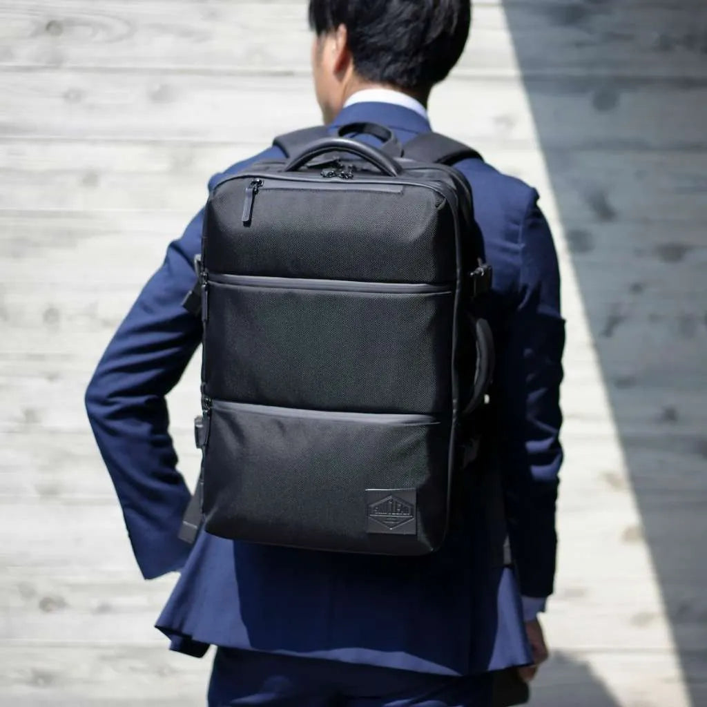 TSB13|TSUNAGU BAG SQUARE Expandable 拡張式のビジネススクエアリュック