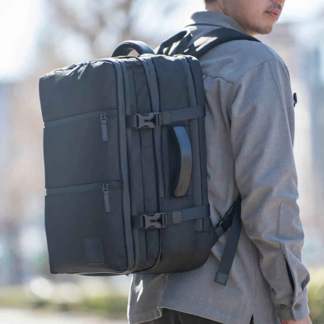 TSB13|TSUNAGU BAG SQUARE Expandable 拡張式のビジネススクエアリュック